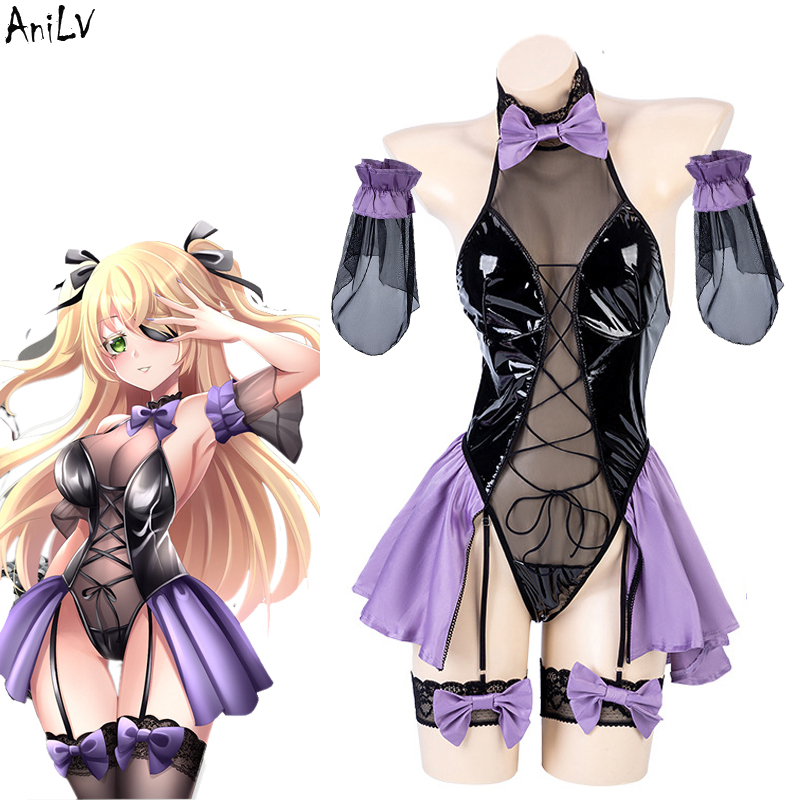 Anime Cosplay Duo - AniLV Japanese Anime Game Fischl Bodysuit
