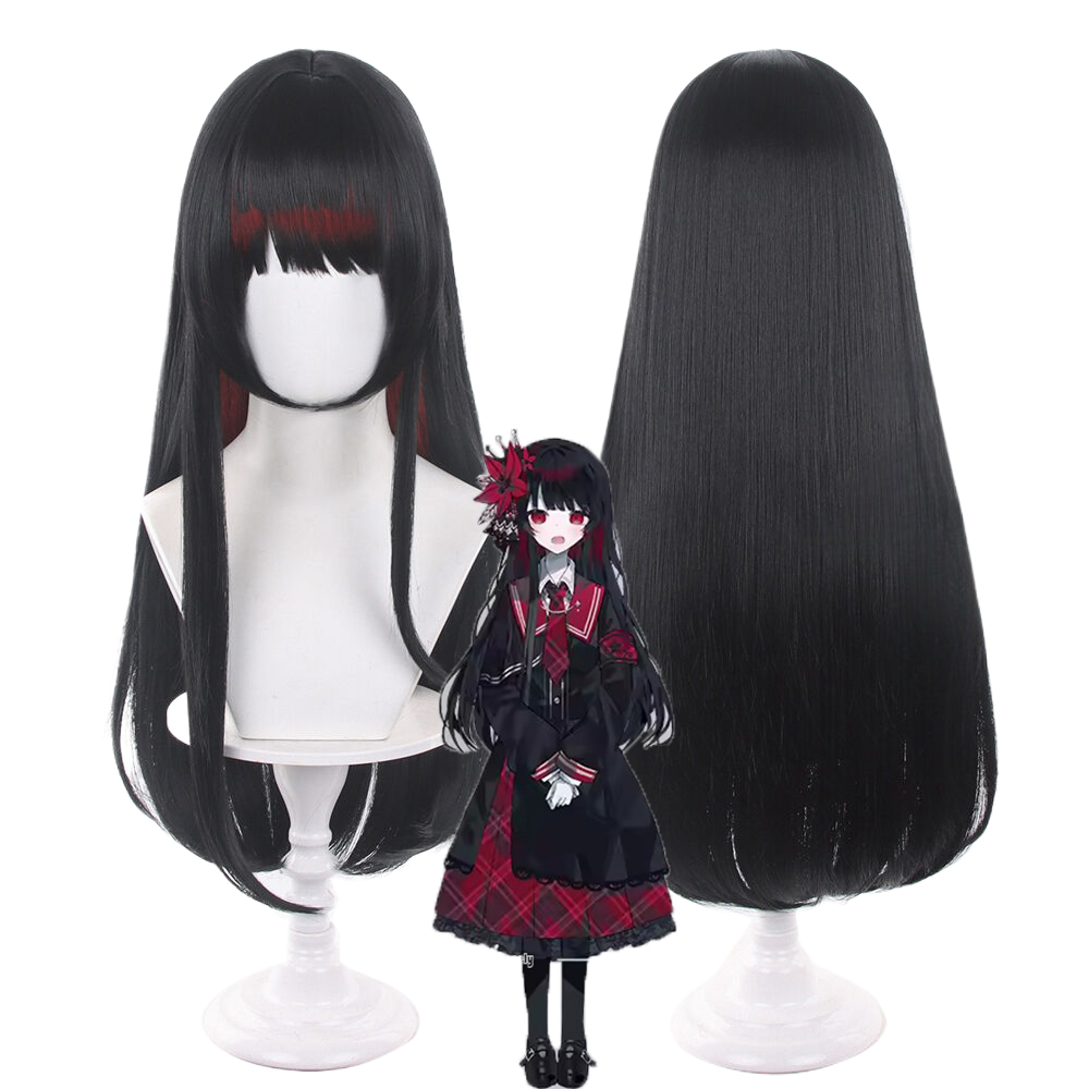 Anime Nikaido Hiro Cosplay Wig - Anime Cosplay Girl With Black Hair ulasan dan harga