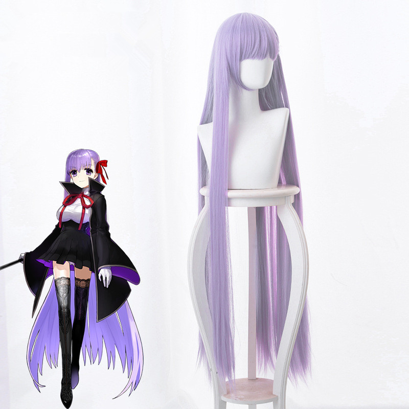 Fate EXTRA CCC Cosplay Wig BB  - Anime Cosplay Girl With Black Hair ulasan dan harga