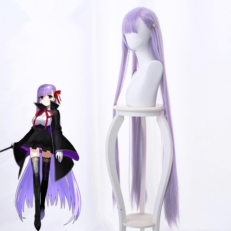 Fate EXTRA CCC Cosplay Wig BB  - Anime Cosplay Girl With Black Hair ulasan dan harga