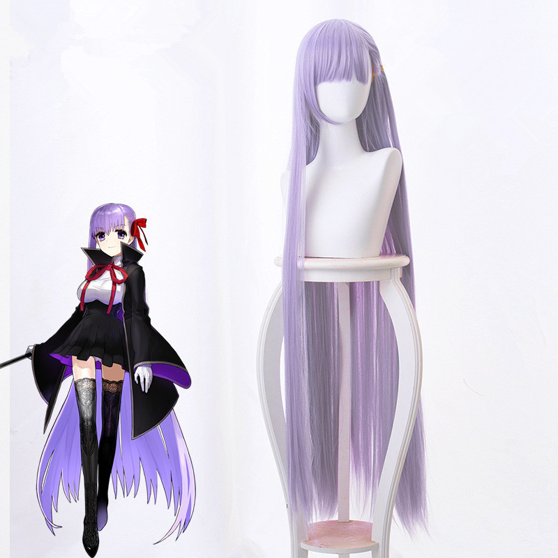 Fate EXTRA CCC Cosplay Wig BB  - Anime Cosplay Girl With Black Hair ulasan dan harga