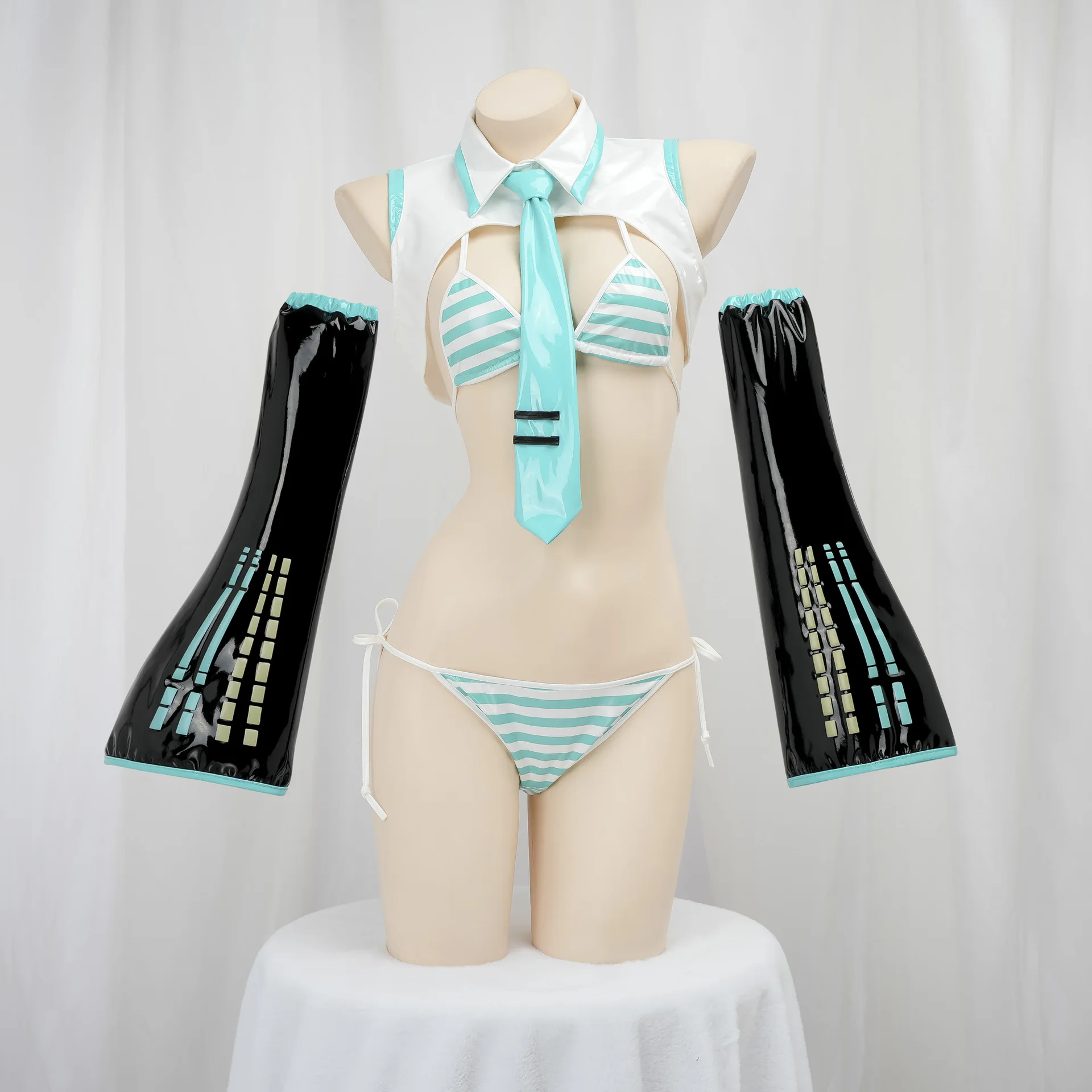 Anime Game Miku Cosplay Miku F - Anime Cosplay Bikini ulasan dan harga