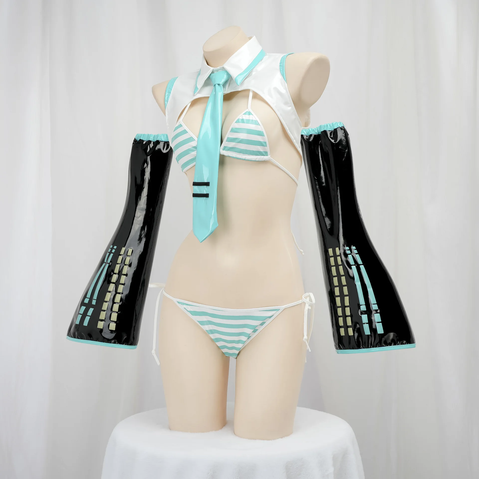 Anime Game Miku Cosplay Miku F - Anime Cosplay Bikini ulasan dan harga