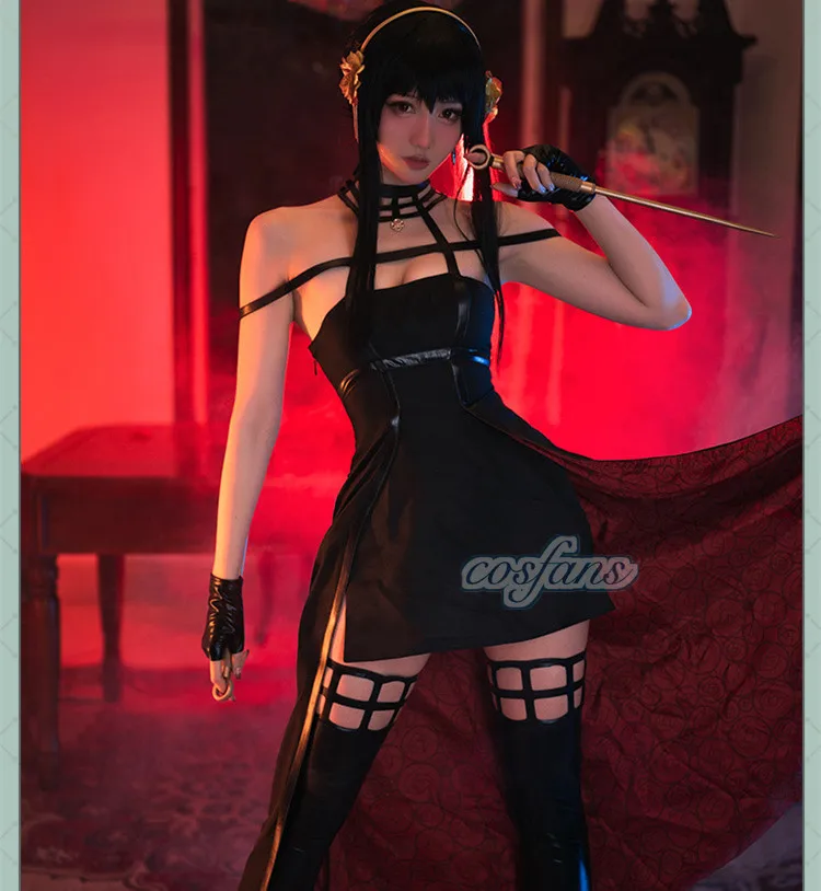 Spy X Family Yor Forger Cospla - Anime Cosplay Yor ulasan dan harga