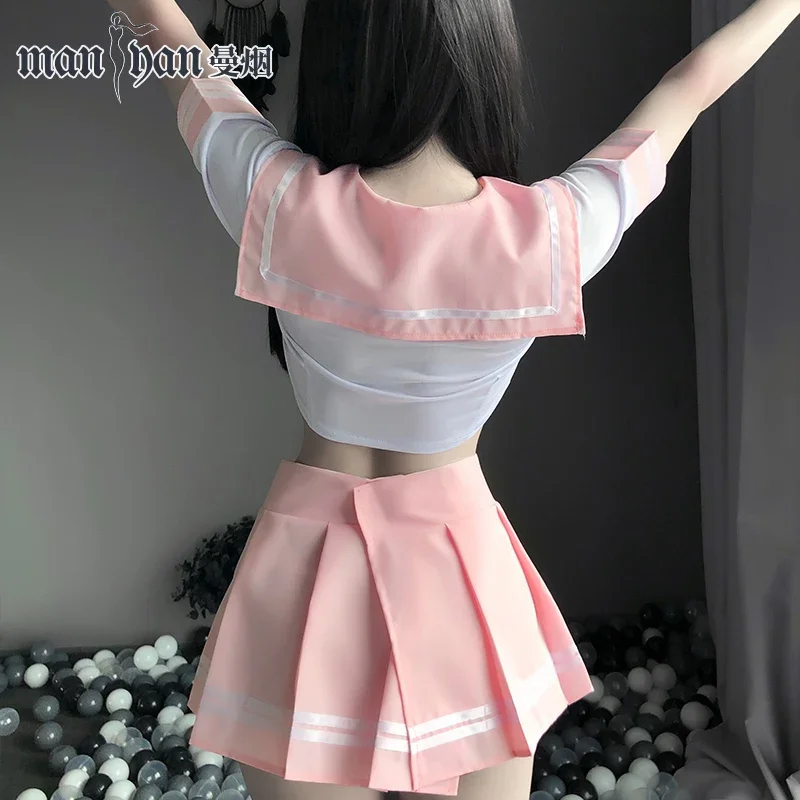 2026 Korean Short Shirt Pleate - Anime Cosplay Korean Girl ulasan dan harga